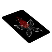 Crimson Rain Gesuchte Blume Wraith Butterfly Magnet (Rechte Seite)