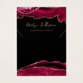 Crimson Red and Gold agklace Display Card (Vorderseite)