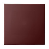 Crimson Red Brown Solid Color Tile Fliese (Vorderseite)