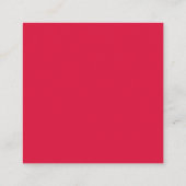 Crimson Red Custom Enclosure Card Begleitkarte (Rückseite)
