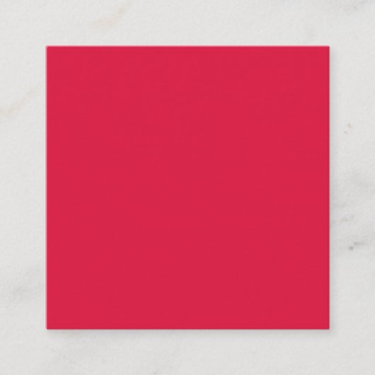 Crimson Red Custom Enclosure Card Begleitkarte (Vorderseite)
