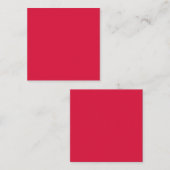 Crimson Red Custom Enclosure Card Begleitkarte (Vorne/Hinten)