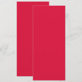 Crimson Red DL Einladung - Anpassbar (Vorne/Hinten)