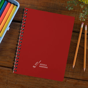 Crimson Red Golf Club Personal Weekly Planer