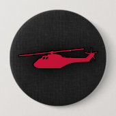 Crimson Red Helicopter Button (Vorderseite)