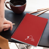 Crimson Red Pickleball Personal Weekly Planer