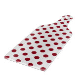 Crimson Red Polka Dots Circles Schneidebrett (Ecke)