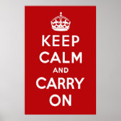 Crimson Red Poster (Vorne)