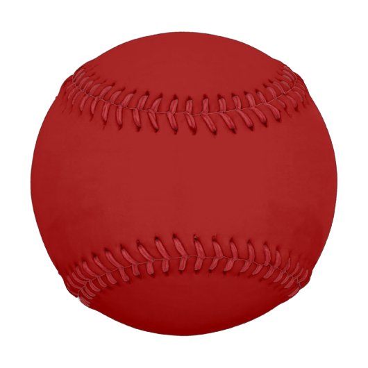 Crimson Red Solid Color Baseball (Vorderseite)