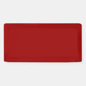 Crimson Red Solid Color | Classic | elegant Banner (Horizontal)