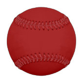 Crimson Red Solid Color | Classic | elegant Baseball (Rückseite)