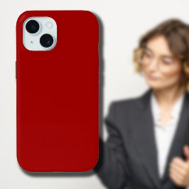 Crimson Red Solid Color | Classic | elegant Case-Mate iPhone Hülle