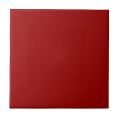 Crimson Red Solid Color | Classic | elegant Fliese (Vorderseite)