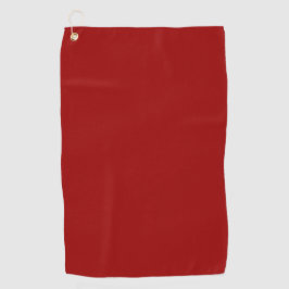 Crimson Red Solid Color | Classic | elegant Golfhandtuch