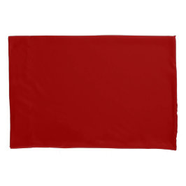 Crimson Red Solid Color | Classic | elegant Kissenbezug