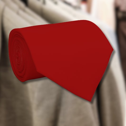 Crimson Red Solid Color | Classic | elegant Krawatte