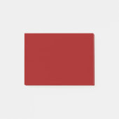 Crimson Red Solid Color | Classic | elegant Post-it Klebezettel (Vorderseite)