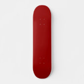 Crimson Red Solid Color | Classic | elegant Skateboard (Vorne)