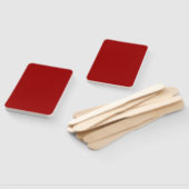 Crimson Red Solid Color Fächer (Non-assembled)