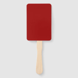 Crimson Red Solid Color Fächer