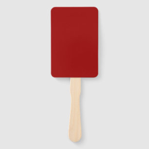 Crimson Red Solid Color Fächer