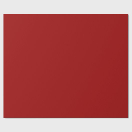 Crimson Red Solid Color Geschenkpapier (Flach)