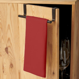Crimson Red Solid Color Geschirrtuch