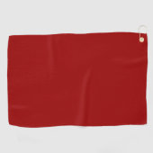 Crimson Red Solid Color Golfhandtuch (Horizontal)