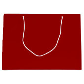 Crimson Red Solid Color Große Geschenktüte (Vorderseite)