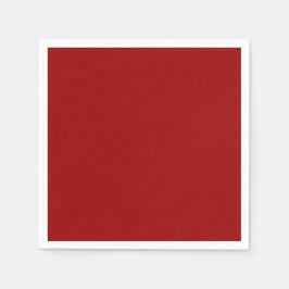 Crimson Red Solid Color Serviette
