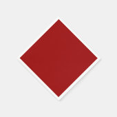 Crimson Red Solid Color Serviette (Ecke)