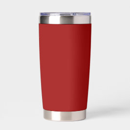 Crimson Red Solid Color Thermobecher