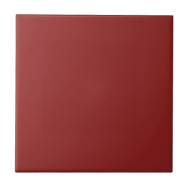 Crimson Red Solid Color Tile Fliese