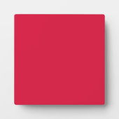 Crimson Red Tabletop Plaque – Customizable Fotoplatte (Vorderseite)