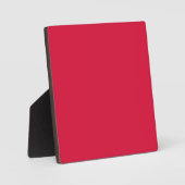 Crimson Red Tabletop Plaque – Customizable Fotoplatte (Vorderseite)