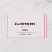 Crimson Red Visitenkarte (Vorderseite)