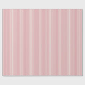 Crimson Ribbon Stripe Geschenkpapier (Flach)