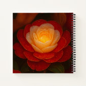 Crimson Rose Fairy Bold Dramatic Fantasy Notizblock (Rückseite)