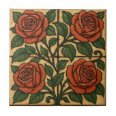 Crimson-Rose Fliese (Vorderseite)