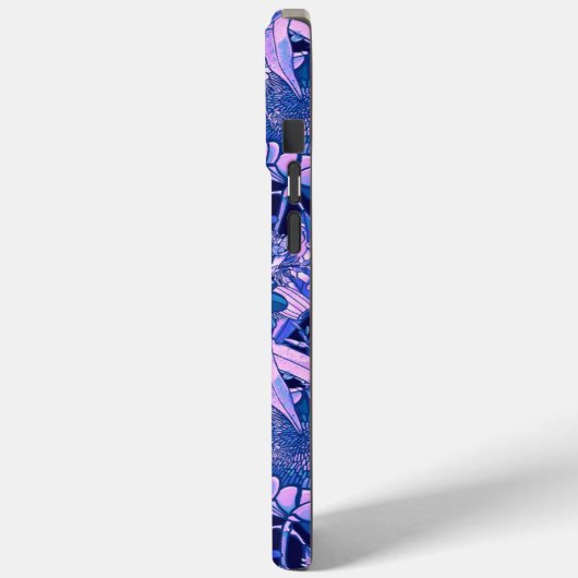 Crimson Rosella Tropical Blue Case-Mate iPhone Hülle (Rückseite / Links)