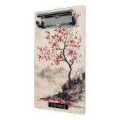 Crimson Sakura Mountain Serenity (1) Mini Klemmbrett (Gewinkelt2)