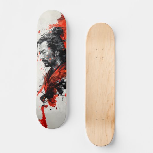 Crimson Samurai Skateboard (Vorderseite)