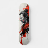 Crimson Samurai Skateboard (Vorne)