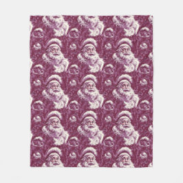 Crimson Santa Claus Cozy Weihnachten Fleecedecke