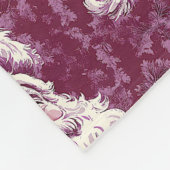 Crimson Santa Claus Cozy Weihnachten Fleecedecke (Ecke)