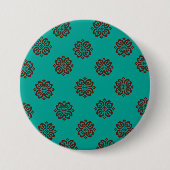 "Crimson Scrolls - Bold Elegance" Button (Vorderseite)