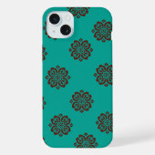 "Crimson Scrolls - Bold Elegance" iPhone Hülle (Rückseite)