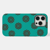 "Crimson Scrolls - Bold Elegance" iPhone Hülle (Rückseite (Horizontal))