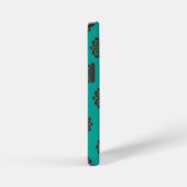 "Crimson Scrolls - Bold Elegance" iPhone Hülle (Rechte Seite)