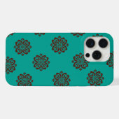 "Crimson Scrolls - Bold Elegance" iPhone Hülle (Rückseite (Horizontal))